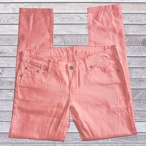 BB COUTURE PEACH SKINNY PANTS